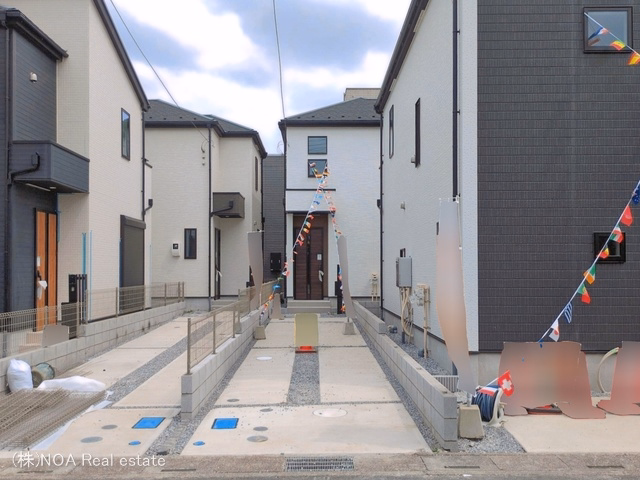 埼玉県川口市赤井３丁目の新築戸建て完成写真 2026年6月29日撮影