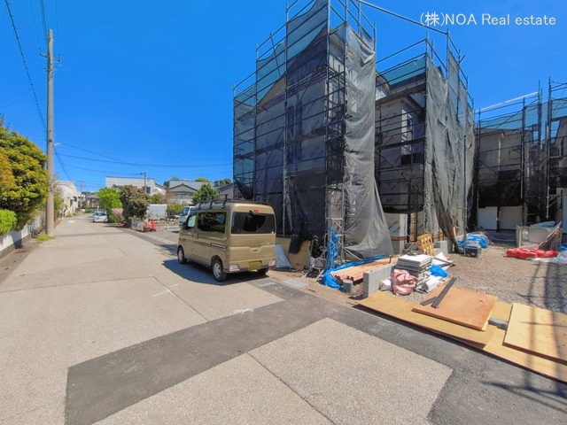 埼玉県川口市赤井3丁目の新築戸建てシート写真 2026年4月7日撮影