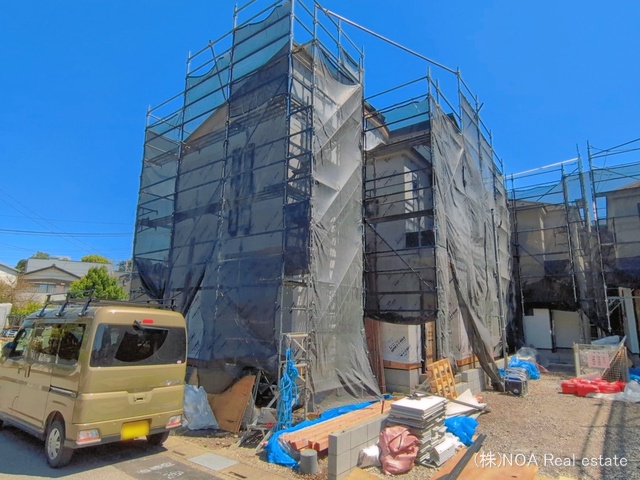 埼玉県川口市赤井3丁目の新築戸建てシート写真 2026年4月7日撮影