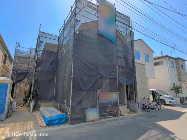 埼玉県川口市江戸３丁目の新築戸建てシート写真 2026年5月17日撮影
