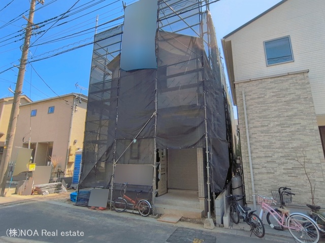 埼玉県川口市江戸３丁目の新築戸建てシート写真 2026年5月17日撮影
