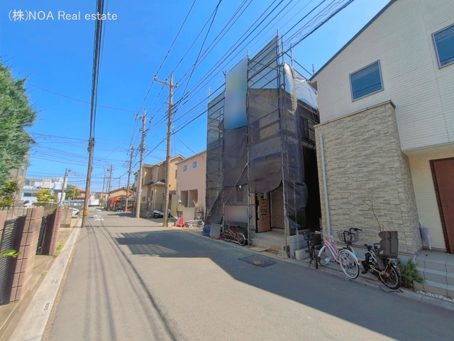 埼玉県川口市江戸３丁目の新築戸建てシート写真 2026年5月17日撮影