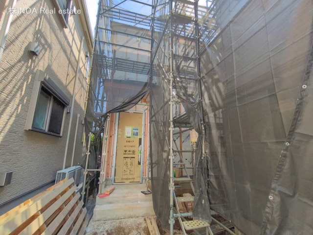 埼玉県川口市江戸３丁目の新築戸建てシート写真 2026年5月17日撮影