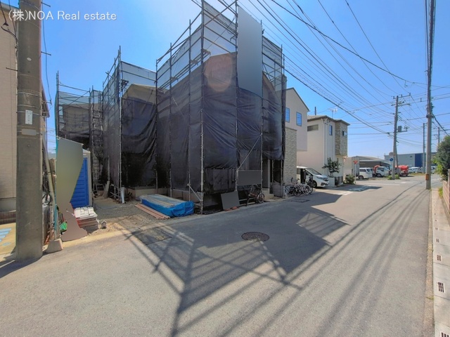 埼玉県川口市江戸３丁目の新築戸建てシート写真 2026年5月17日撮影