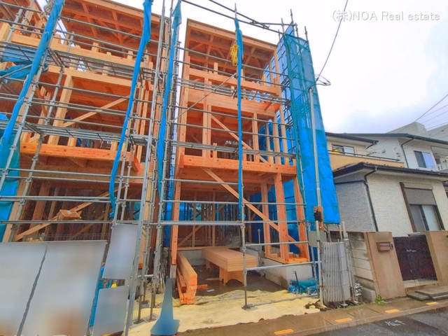 埼玉県川口市大字小谷場の新築戸建て上棟写真 2026年6月24日撮影