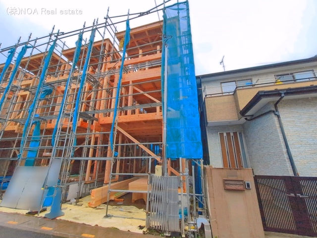 埼玉県川口市大字小谷場の新築戸建て上棟写真 2026年6月24日撮影