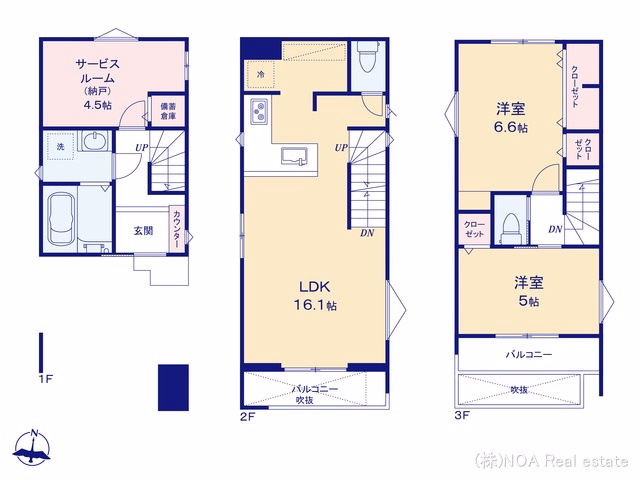 新築戸建て 川口市小谷場070 No.4 間取図