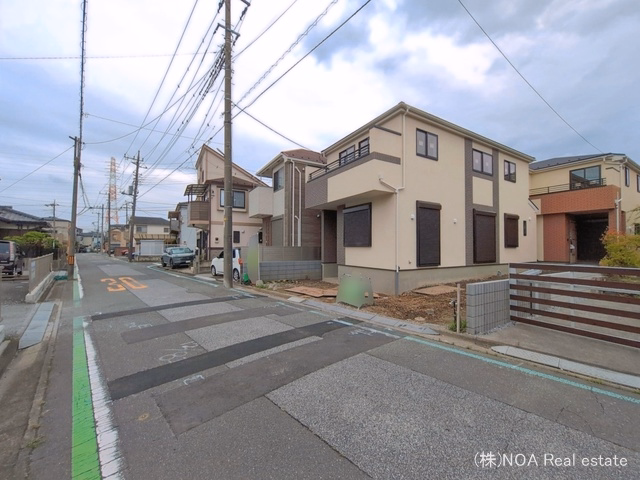 埼玉県川口市南鳩ヶ谷2丁目の新築戸建て外構写真 2026年7月5日撮影