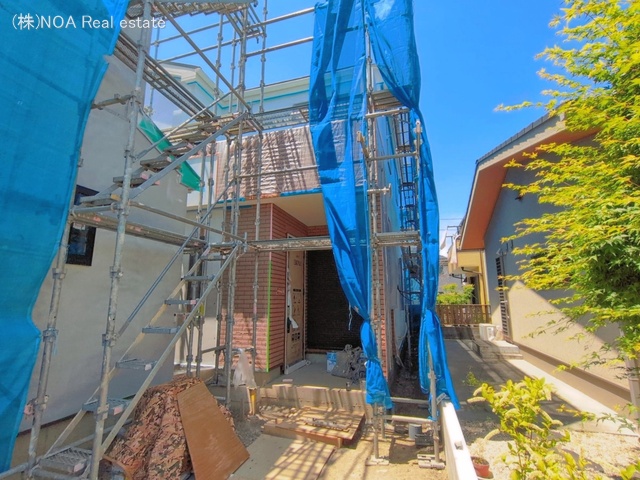 埼玉県川口市南鳩ヶ谷２丁目の新築戸建てシート写真 2026年5月18日撮影