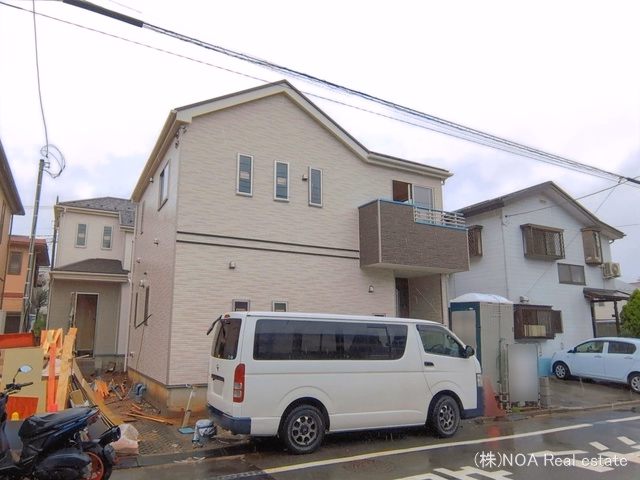 埼玉県川口市大字源左衛門新田の新築戸建て外構写真 2026年7月1日撮影