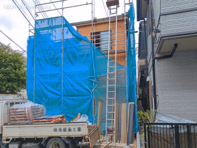 埼玉県川口市大字伊刈の新築戸建て上棟写真 2026年6月29日撮影