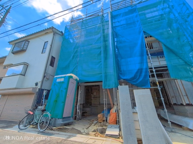 埼玉県川口市上青木西４丁目の新築戸建てシート写真 2026年7月8日撮影