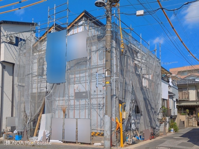 埼玉県川口市前川２丁目の新築戸建てシート写真 2026年7月8日撮影