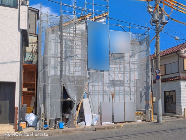 埼玉県川口市前川２丁目の新築戸建てシート写真 2026年7月8日撮影