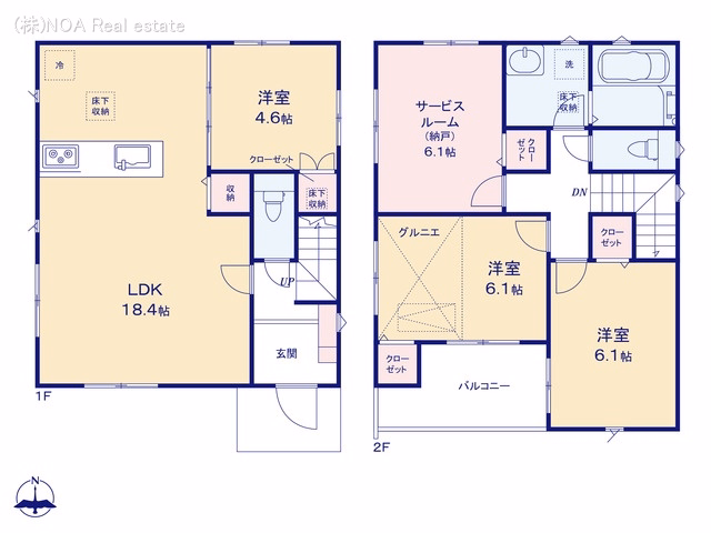 川口市大字芝(戸建)02 間取図