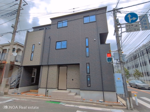 埼玉県川口市青木２丁目の新築戸建て外構写真 2026年7月5日撮影