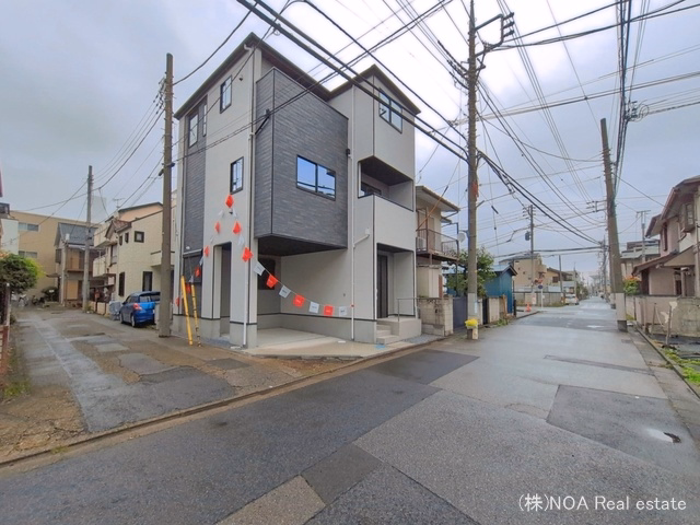 埼玉県川口市西青木３丁目の新築戸建て完成写真 2026年6月19日撮影