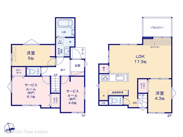 川口市上青木西4丁目（戸建）02 間取図