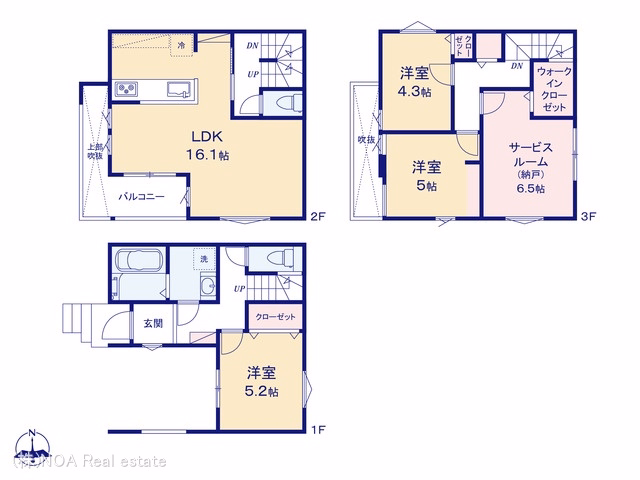 川口市南鳩ヶ谷7丁目(戸建)02 間取図