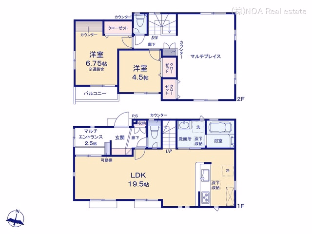 川口市大字源左衛門新田（戸建）01 間取図