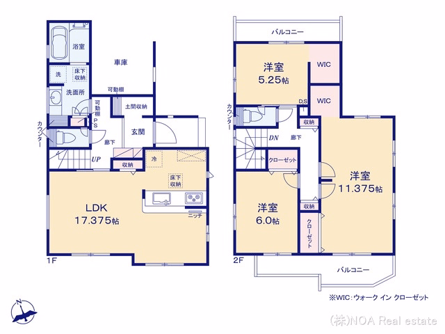 川口市大字木曽呂（戸建）01 間取図