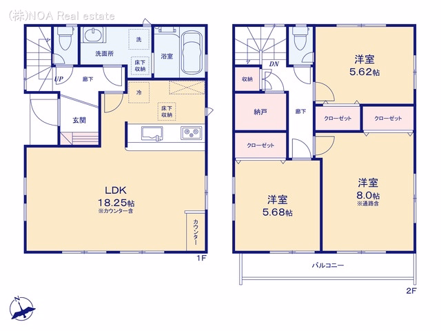 川口市坂下町2丁目(戸建)04 間取図
