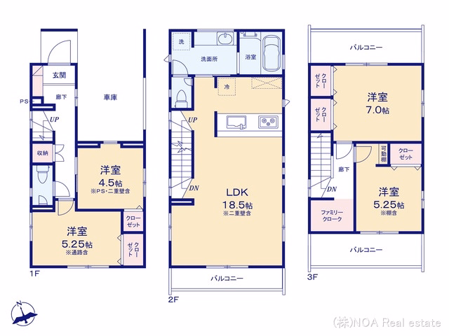川口市柳根町（戸建）01 間取図