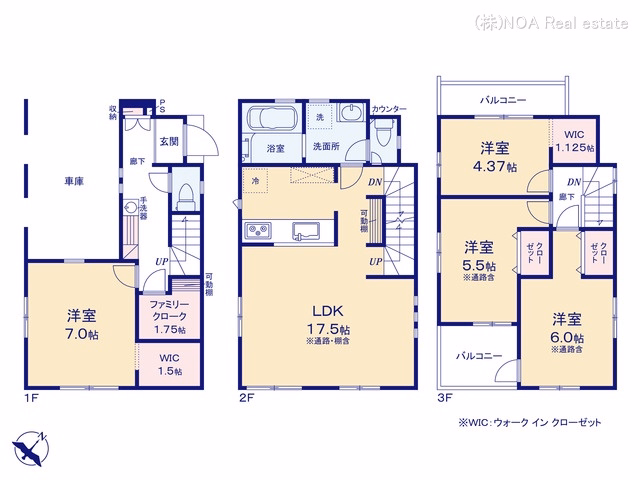 川口市柳崎1丁目(戸建)01 間取図