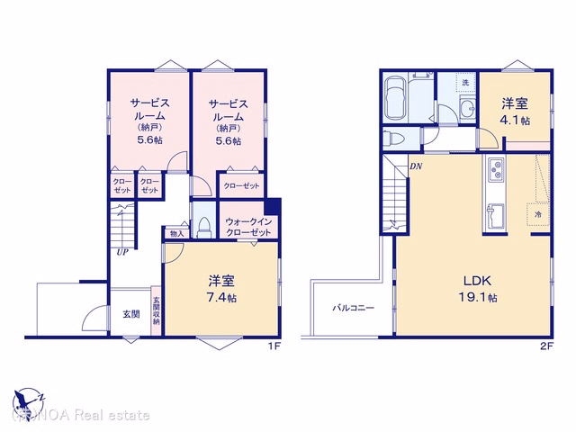 川口市大字道合(戸建)02 間取図