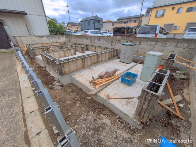 新築戸建て 川口市南鳩ヶ谷522 1号棟 基礎