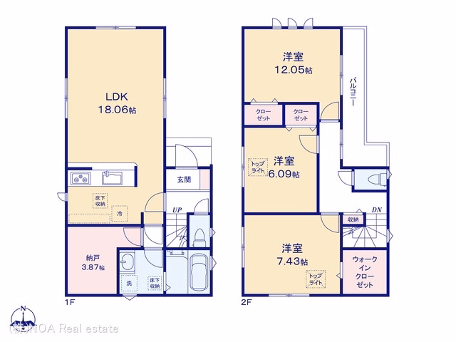 川口市前川2丁目（戸建）01 間取図