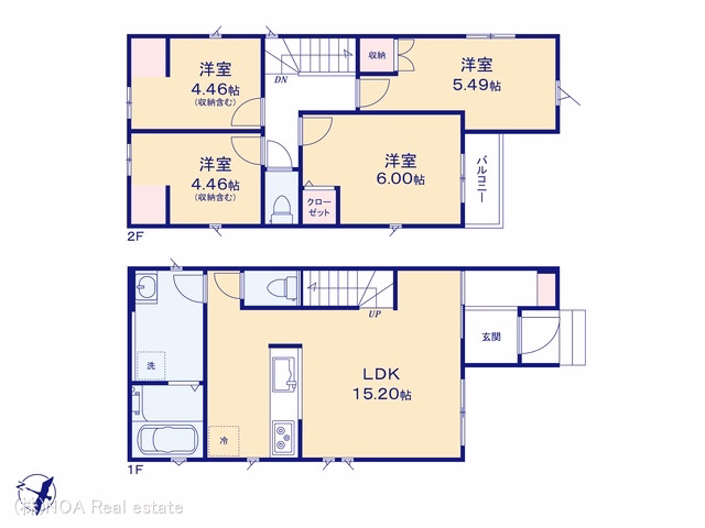 川口市大字安行（戸建）01 間取図