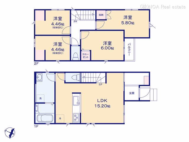 川口市大字安行(戸建)02 間取図