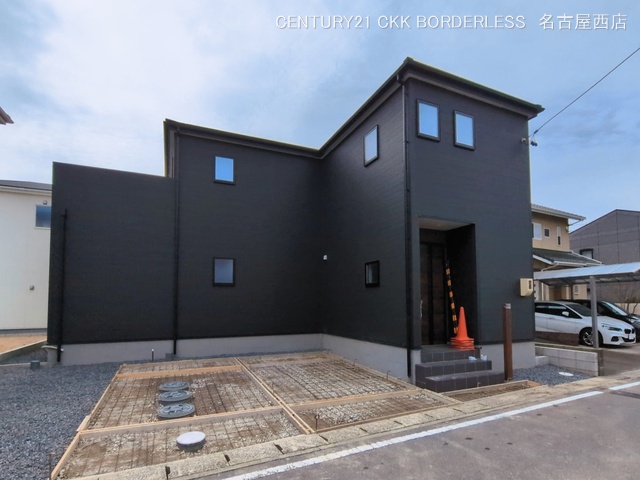 愛知県津島市江東町２丁目の新築戸建て外構写真 2026年3月5日撮影