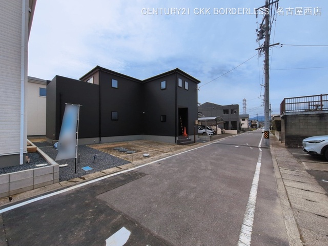 愛知県津島市江東町２丁目の新築戸建て外構写真 2026年3月5日撮影