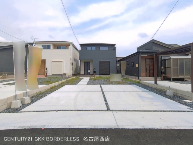 愛知県愛西市諸桑町郷城の新築戸建て完成写真 2026年4月16日撮影