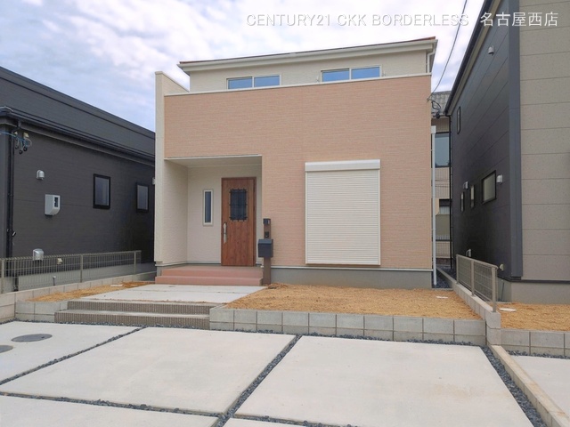 愛知県海部郡大治町大字西條字西之割の新築戸建て外構写真 2026年4月21日撮影