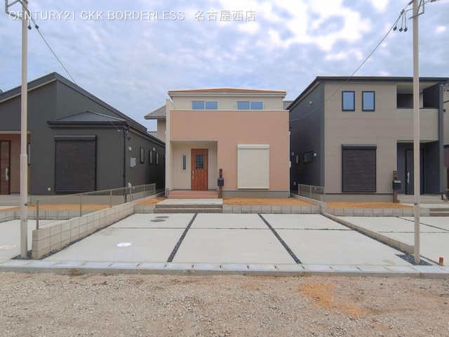 愛知県海部郡大治町大字西條字西之割の新築戸建て外構写真 2026年4月21日撮影