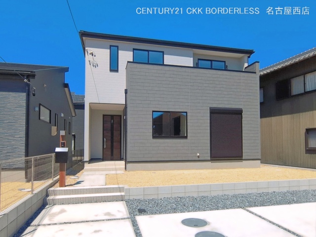 愛知県愛西市草平町江ノ田の新築戸建て完成写真 2026年4月7日撮影