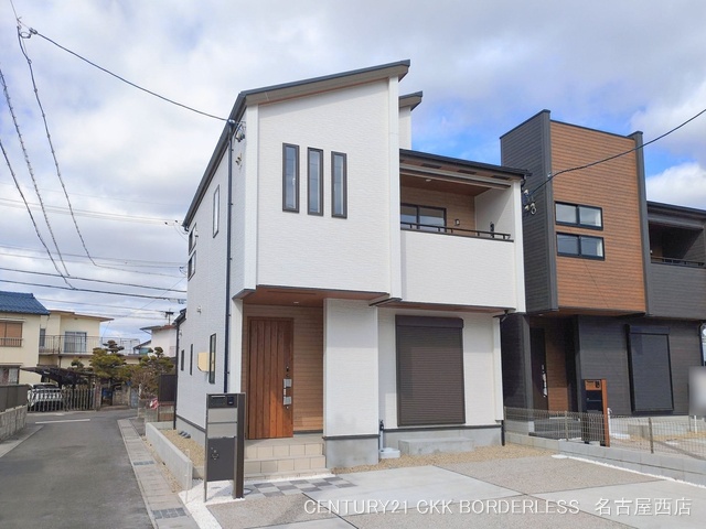 愛知県弥富市五明町築留の新築戸建て完成写真 2026年2月8日撮影