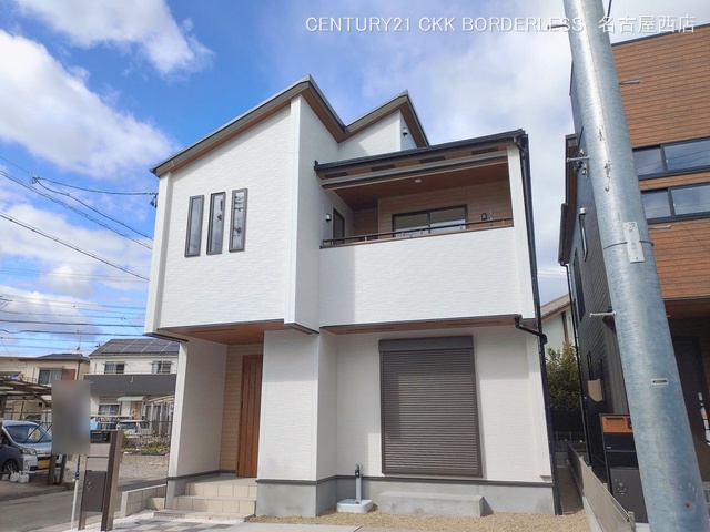 愛知県弥富市五明町築留の新築戸建て完成写真 2026年2月8日撮影