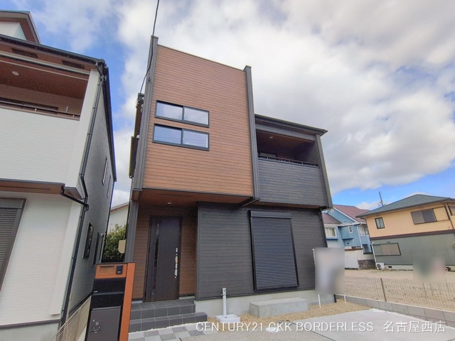 愛知県弥富市五明町築留の新築戸建て完成写真 2026年2月8日撮影