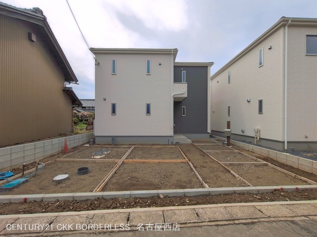 愛知県津島市宇治町字茶ノ里の新築戸建て外構写真 2026年4月20日撮影