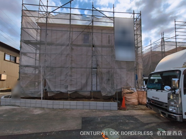 愛知県津島市宇治町字茶ノ里の新築戸建てシート写真 2026年3月5日撮影