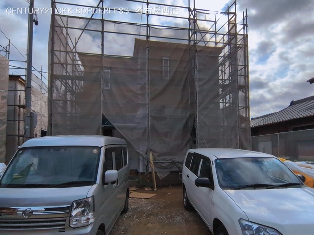 愛知県津島市宇治町字茶ノ里の新築戸建て上棟写真 2026年3月5日撮影