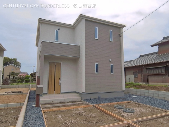 愛知県津島市宇治町字茶ノ里の新築戸建て外構写真 2026年4月20日撮影