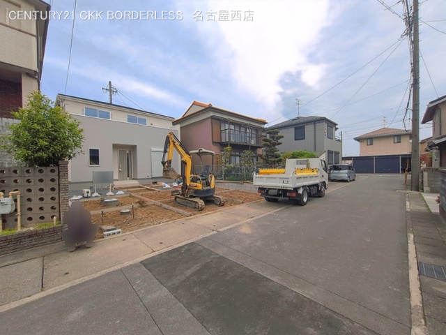 愛知県津島市江東町３丁目の新築戸建て外構写真 2026年4月20日撮影