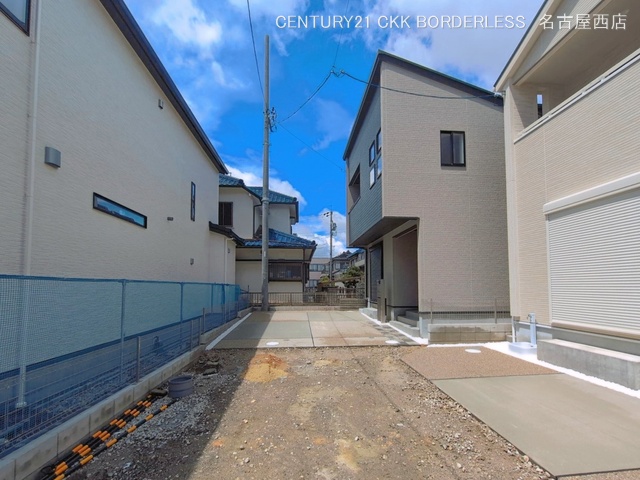 愛知県愛西市須依町前田面の新築戸建て外構写真 2026年4月26日撮影