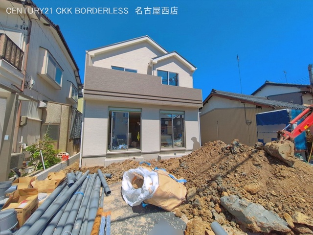 愛知県愛西市西保町西川原の新築戸建て外構写真 2026年4月7日撮影