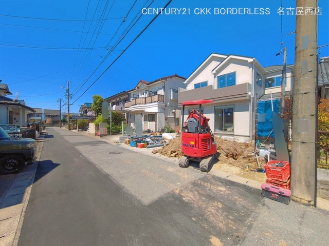 愛知県愛西市西保町西川原の新築戸建て外構写真 2026年4月7日撮影